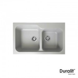 Ένθετος Νεροχύτης Γρανιτένιος Συνθετικός Duralit 83x50 εκ. KZ200 Platinum